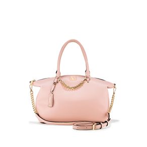 

Bolsa Satchel con Cadena Rosa Unitalla