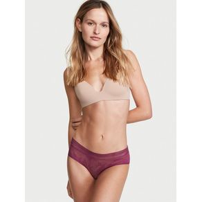

Panty Hiphugger de Encaje con Logo en Cintura Talla: S