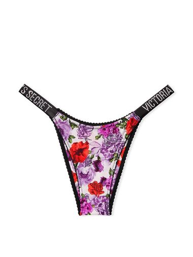Panty-Brazilian-Floral-Shine-Strap-Victoria-s-Secret