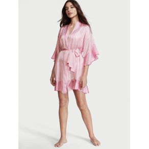 

Bata tipo Kimono de Satén Icónica VS Talla: XL/XXL