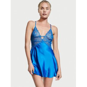 

Sleep de satén con encaje Talla: XL