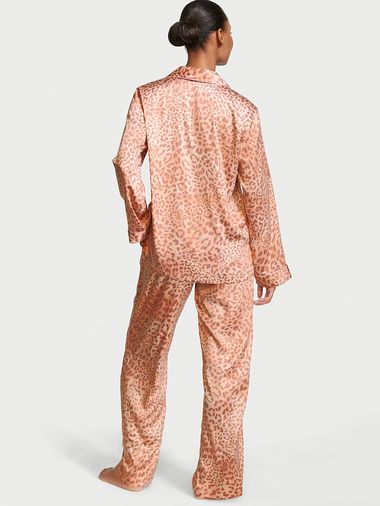 Pijama-Pantalon-Leopardo-de-Saten-Victorias-Secret