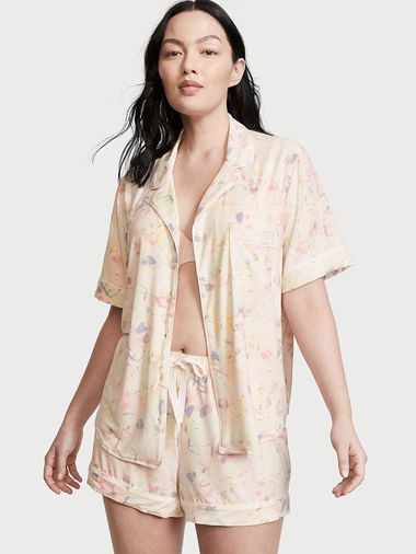 Pijama-Short-estampado-Mariposas-Victorias-Secret