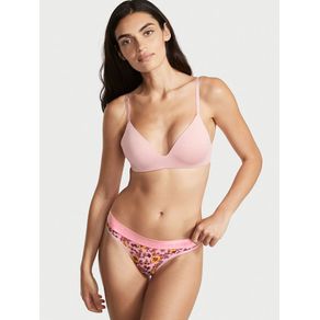 

Panty Tanga Floral con Logo Talla: S