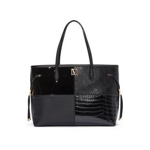 

Bolsa Tote Black Patchwork Talla: Unitalla