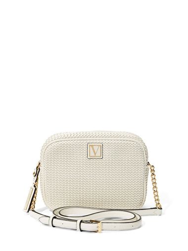 Bandolera-Pequeña-White-Woven-Victoria-s-Secret