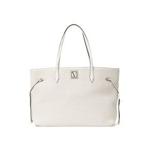 

Bolsa Tote White Woven Talla: Unitalla